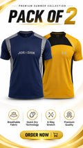 Pack of 2 T-shirts (Random color's)